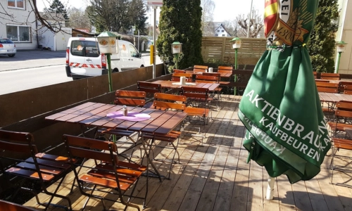Amberger Hof Biergarten - Große Terrasse
